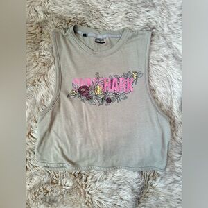 Gymshark embroidered crop tank